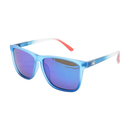 Blue Fast Lanes Square Sunglasses