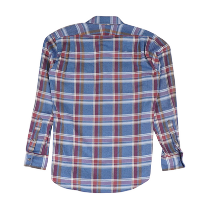 Blue Plaid Flannel Button Down