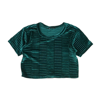 Green Striped Blouse
