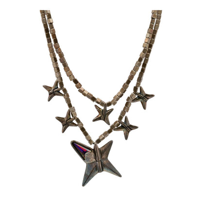 Butterfly Silver-Tone Swarovski Crystal Necklace