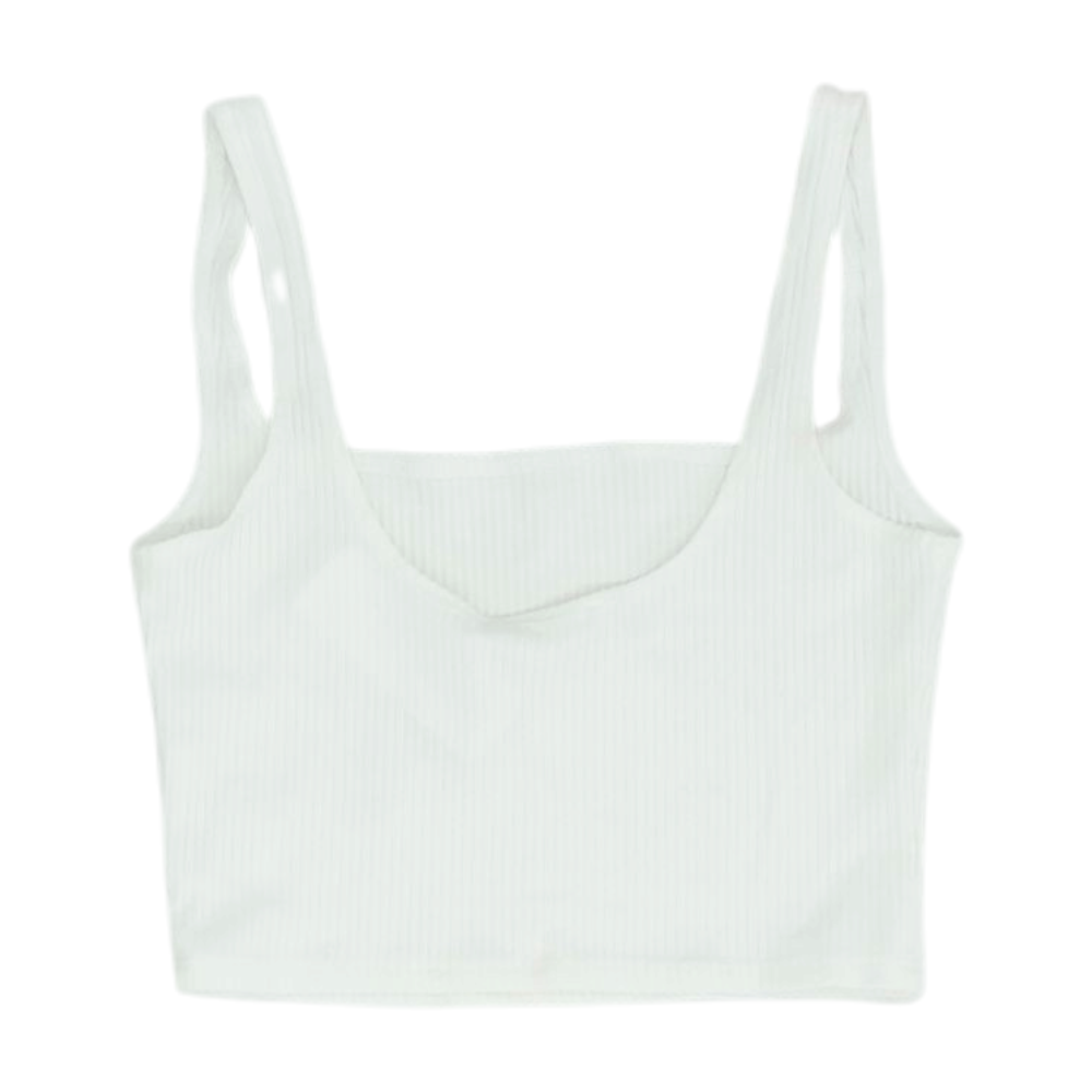 White Cropped Blouse