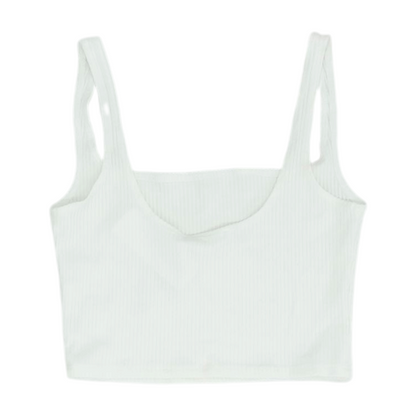 White Cropped Blouse