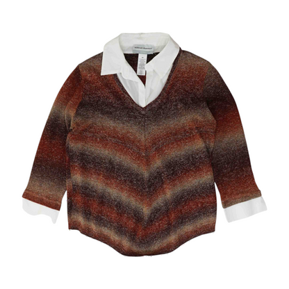 Multi Petite Ombre Pullover Sweater