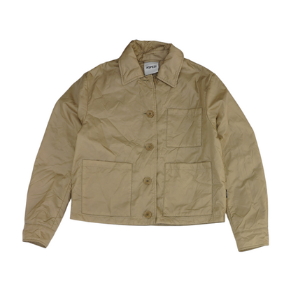Beige Solid Jacket