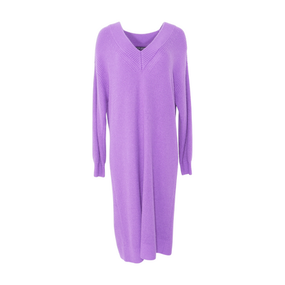 Purple Plus Midi Dress