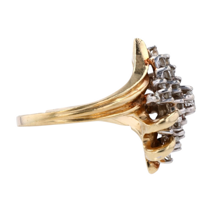 1/2 ctw 14K Two-Tone Gold Diamond Fashion Ring
