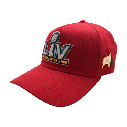 Red Super Bowl LV Tampa Bay Buccaneers Ballcap Hat