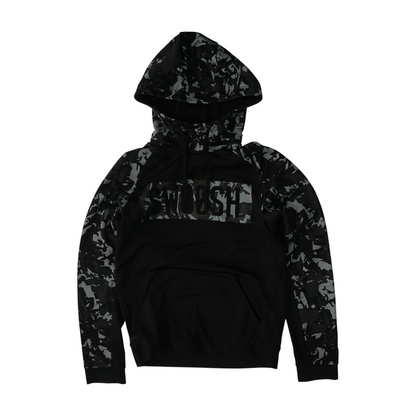 Black Camo Hoodie Pullover