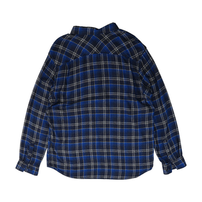Blue Plaid Flannel Button Down