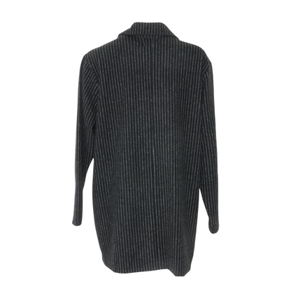 Black Striped Cardigan Sweater