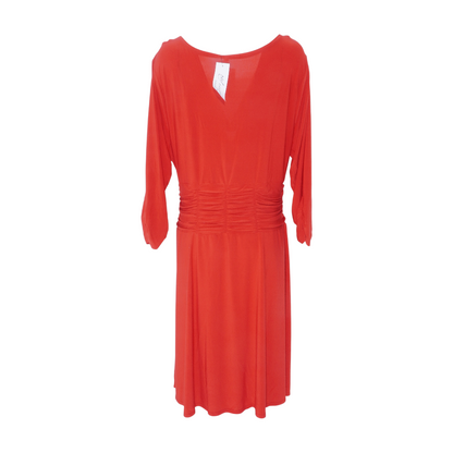 Red Plus Midi Dress