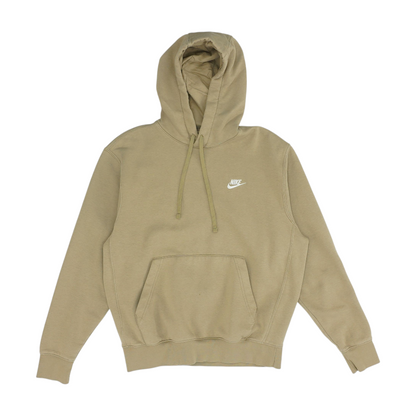 Tan Solid Hoodie Pullover