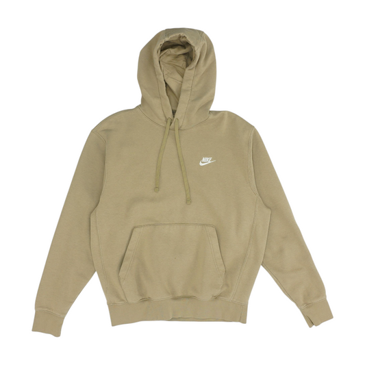 Tan Solid Hoodie Pullover