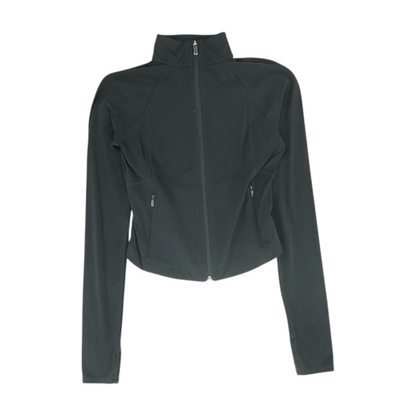Black Solid Active Jacket