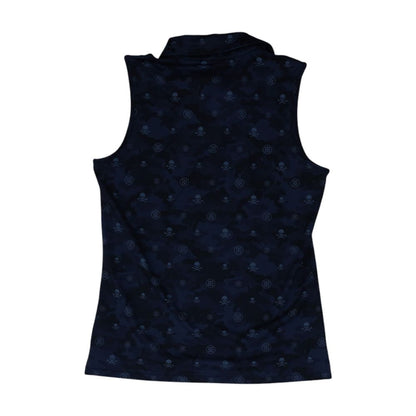 Navy Camo Tank Knit Top
