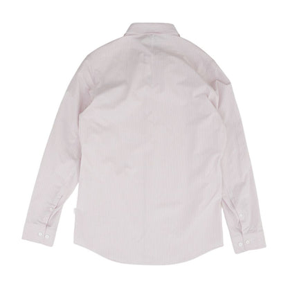 Pink Striped Long Sleeve Button Down
