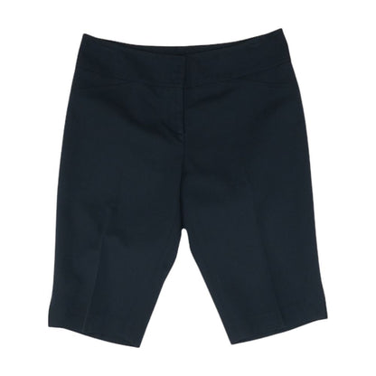 Black Solid Shorts