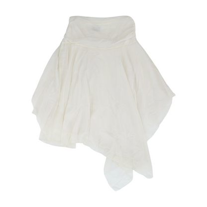 Beige Midi Skirt