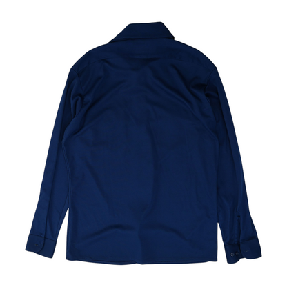 Teal Solid Long Sleeve Button Down