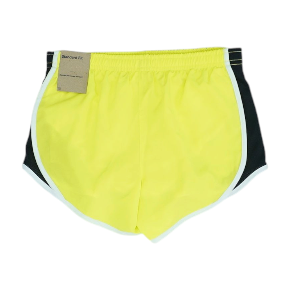 Neon Yellow Color Block Active Shorts