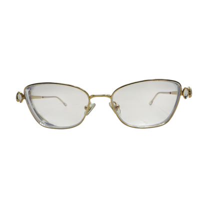 Gold SK 1006 Cat Eye Prescription Eyewear