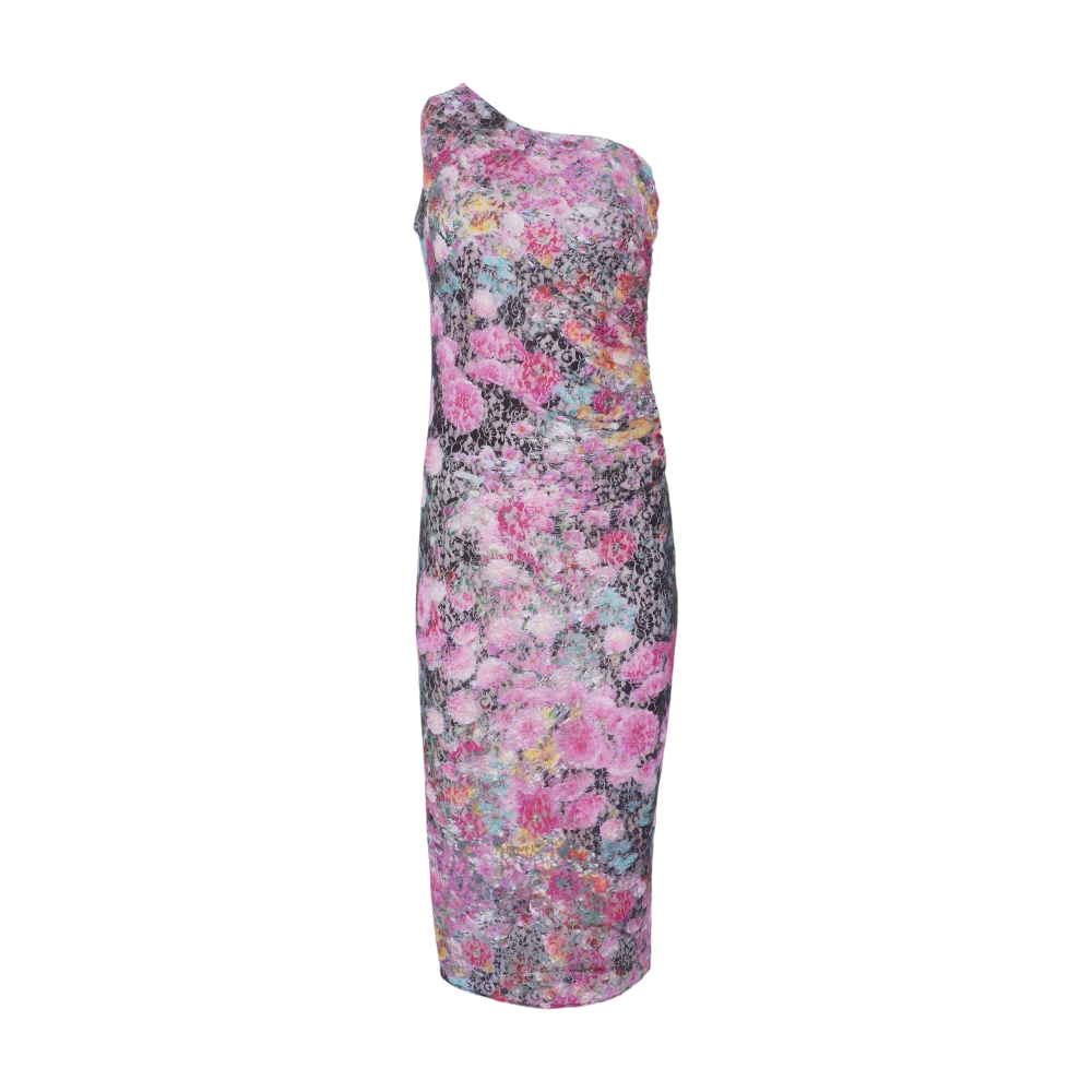 Multi Floral Midi Dress