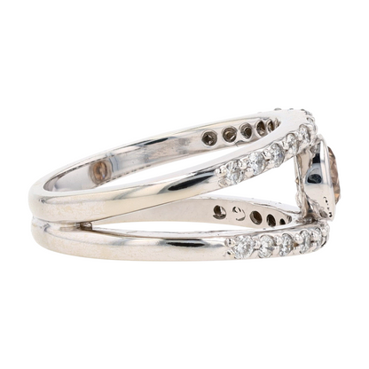 9/10 ctw 14K White Gold Diamond Fashion Ring