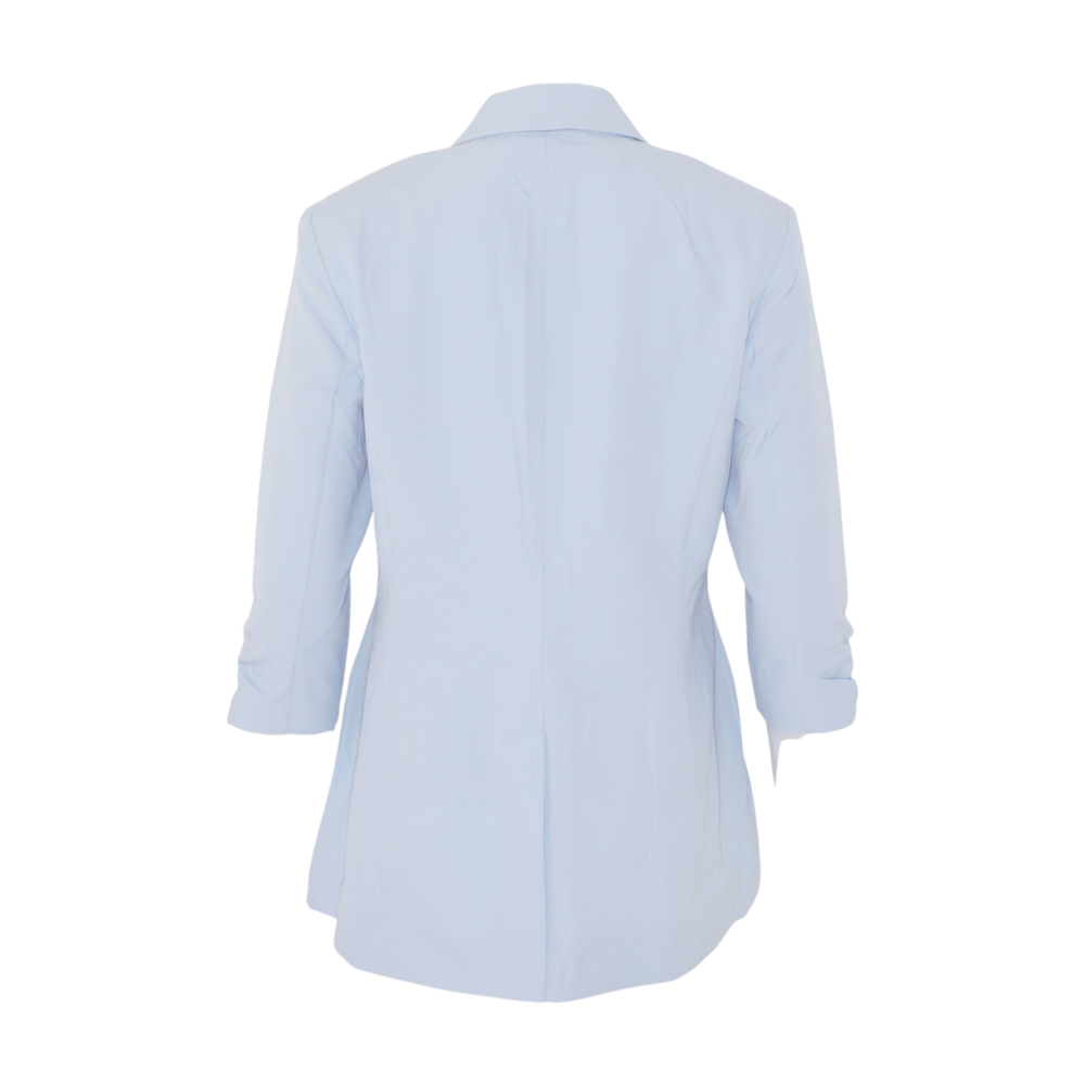 Blue Solid Blazer