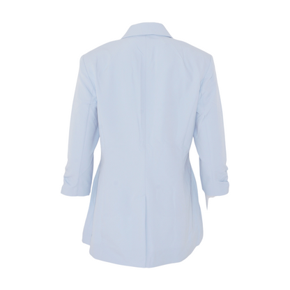 Blue Solid Blazer