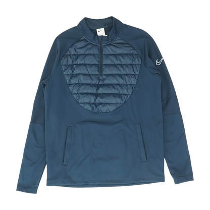 Navy Solid 1/4 Zip Pullover