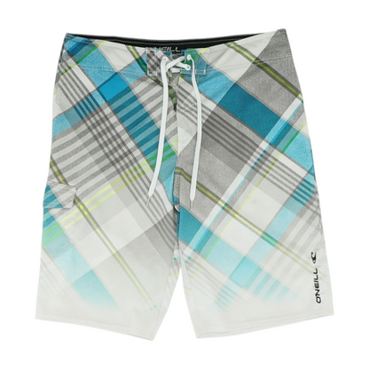 Gray Plaid Swim Bottom