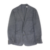 Navy Long Solid Sport Coat