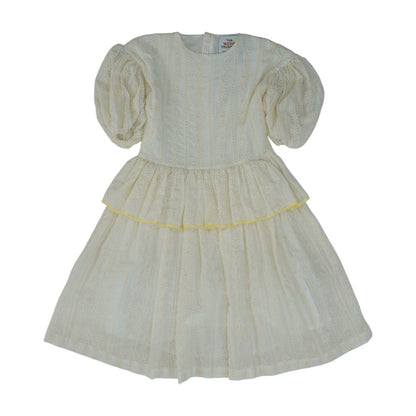Ivory Embroidery Detail Dress
