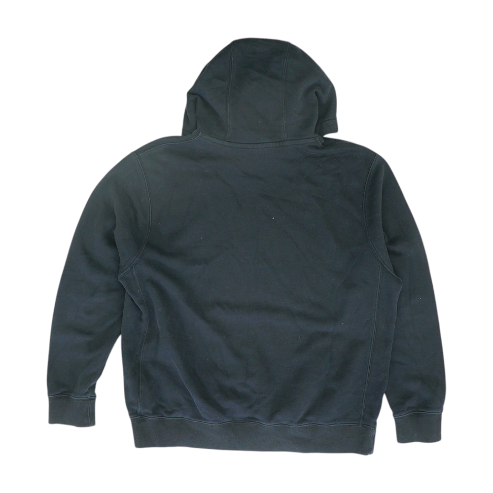 Black Solid Hoodie Pullover