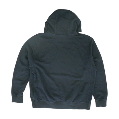 Black Solid Hoodie Pullover