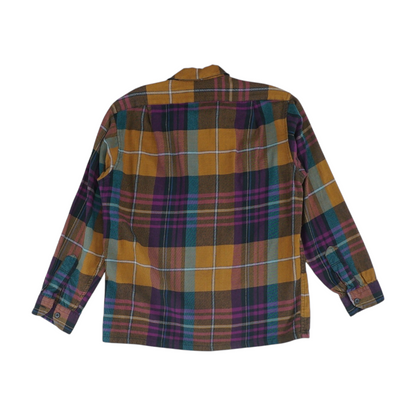 Multi Plaid Flannel Button Down