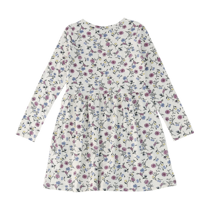 Ivory Floral Dress