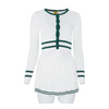 White Solid Skirt Set