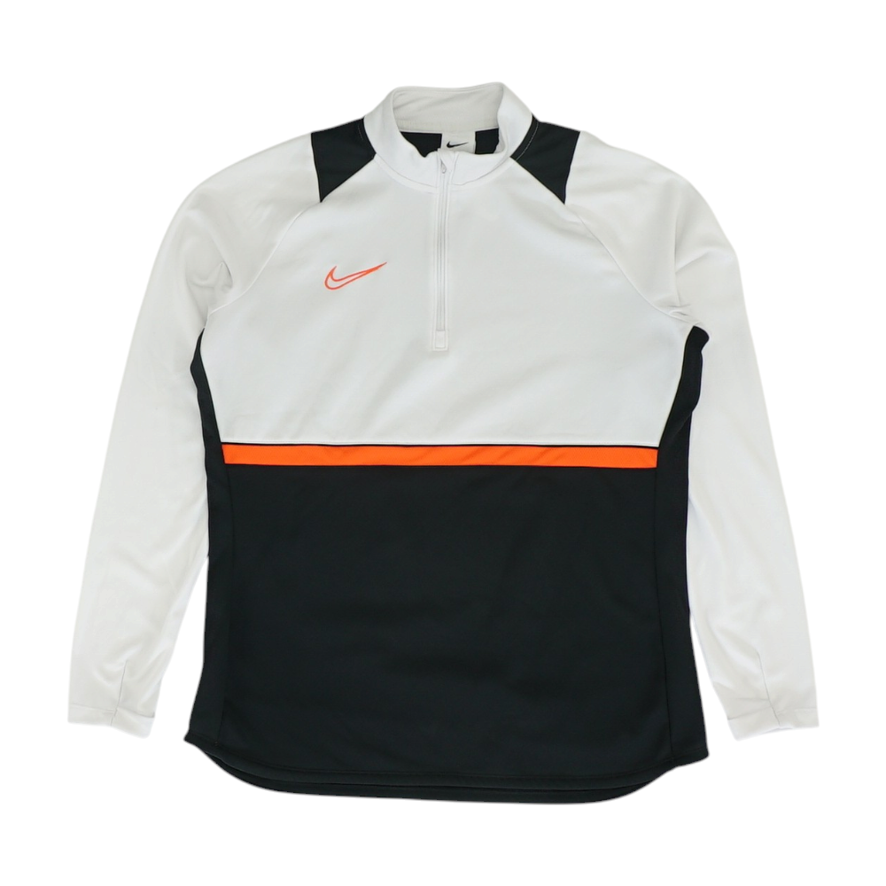 Black Color Block 1/4 Zip Pullover