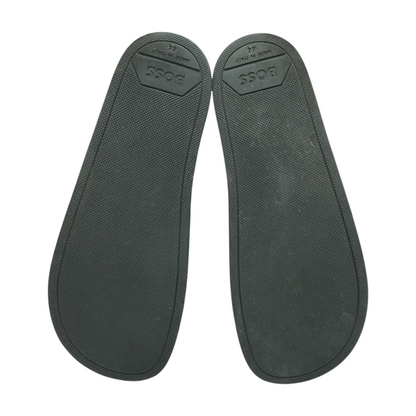 Black Sport Slide Sandals