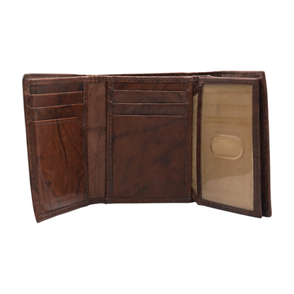 Brown Trifold Wallet