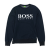 Navy Solid Sweatshirt Pullover