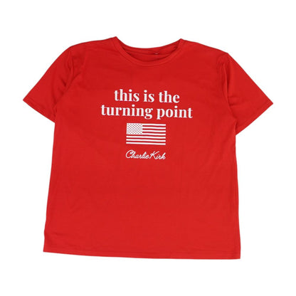 Red Solid Crewneck T-Shirt