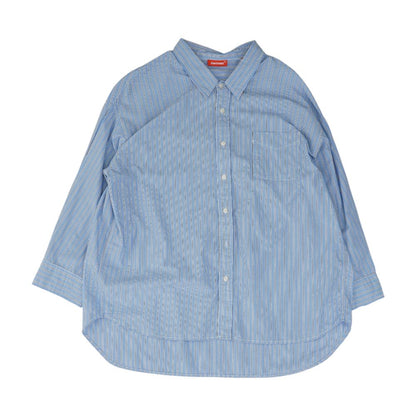 Blue Striped Long Sleeve Button Down
