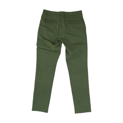 Green Solid Chino Pants