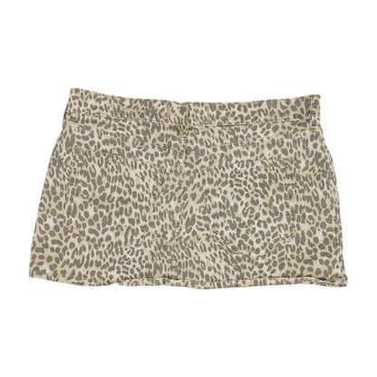 Beige Mini Skirt