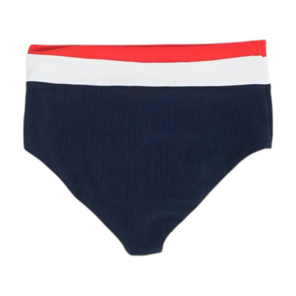 Navy Color Block Swim Bottom