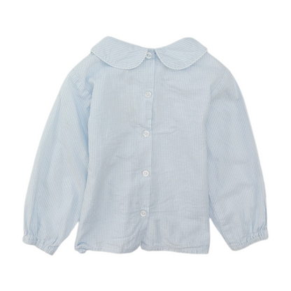 Blue Check Long Sleeve Button Down