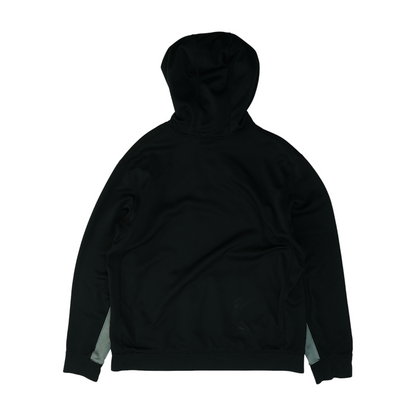 Black Solid Hoodie Pullover