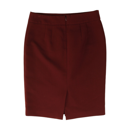 Maroon Mini Skirt